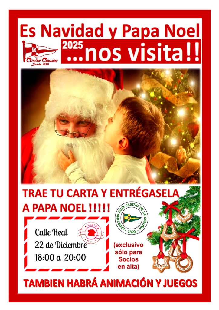 Visita de Papa Noel