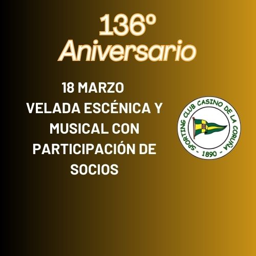 Velada escénica y musical 136º Aniversario
