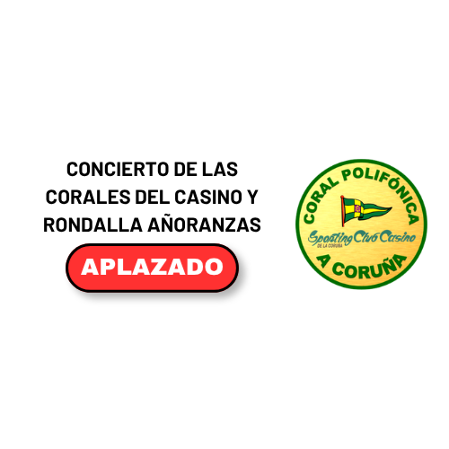 Concierto de las Corales: Aplazado