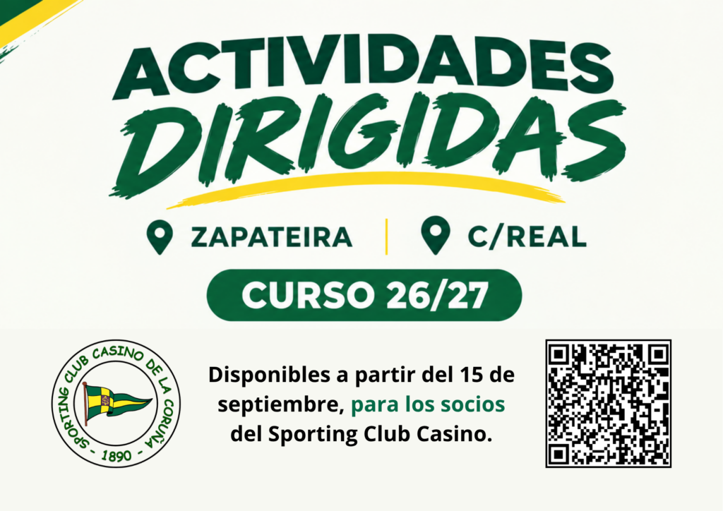 Cartel Actividades dirigidas 2627